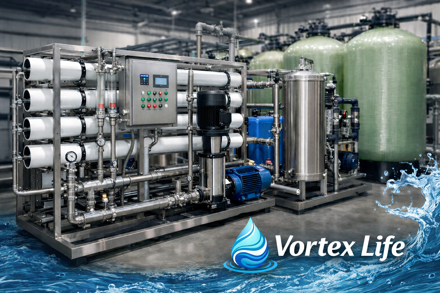 Industrial and Commercial RO Plant Installation